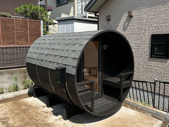 施工事例：BOXサウナ（別荘）