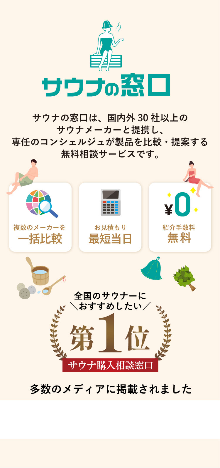サウナの窓口